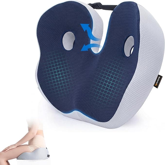 VAYRYS Coussin d’Assise Ergonomique Mémoire de Forme Coccyx view 1